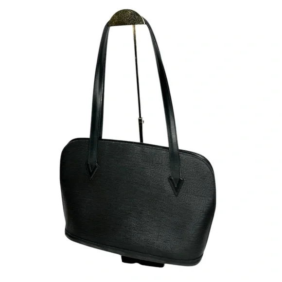 LOUIS VUITTON Epi Lussac Black Large Shoulder Bag - Picture 3 of 16